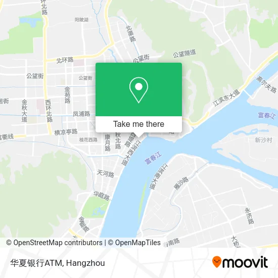 华夏银行ATM map
