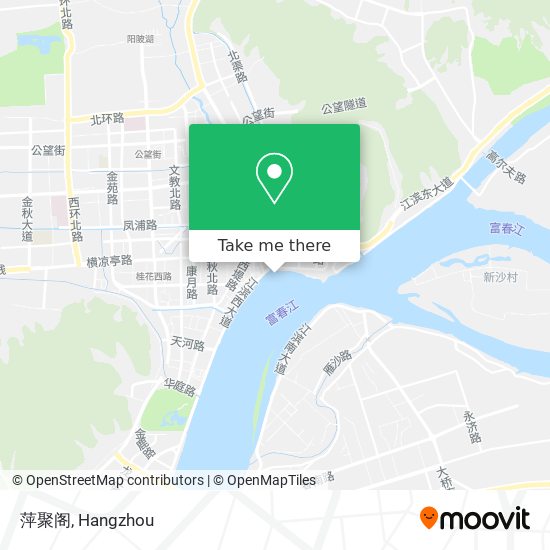 萍聚阁 map