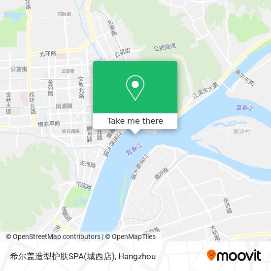希尔盖造型护肤SPA(城西店) map