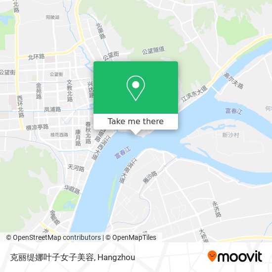 克丽缇娜叶子女子美容 map