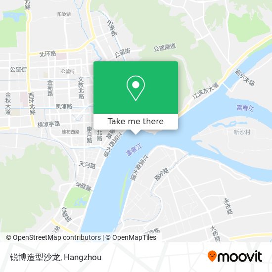 锐博造型沙龙 map