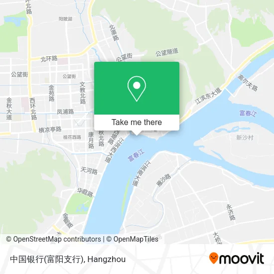 中国银行(富阳支行) map