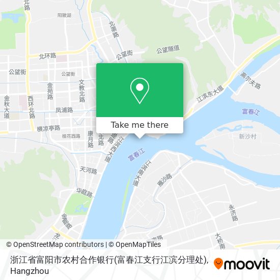 浙江省富阳市农村合作银行(富春江支行江滨分理处) map