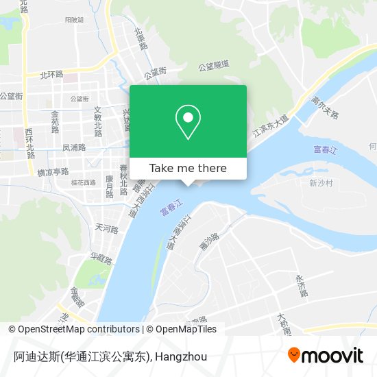阿迪达斯(华通江滨公寓东) map