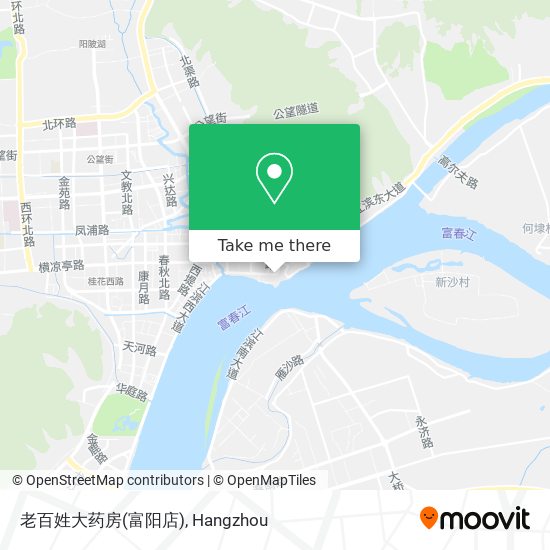 老百姓大药房(富阳店) map