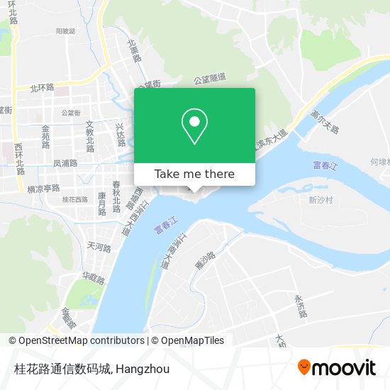 桂花路通信数码城 map
