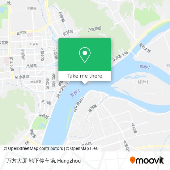 万方大厦-地下停车场 map