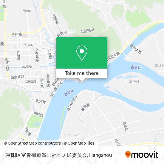 富阳区富春街道鹳山社区居民委员会 map