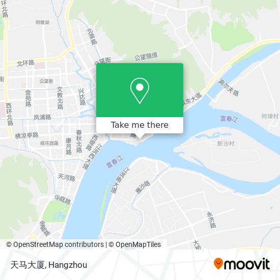 天马大厦 map