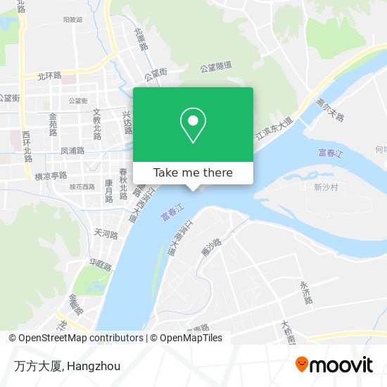 万方大厦 map