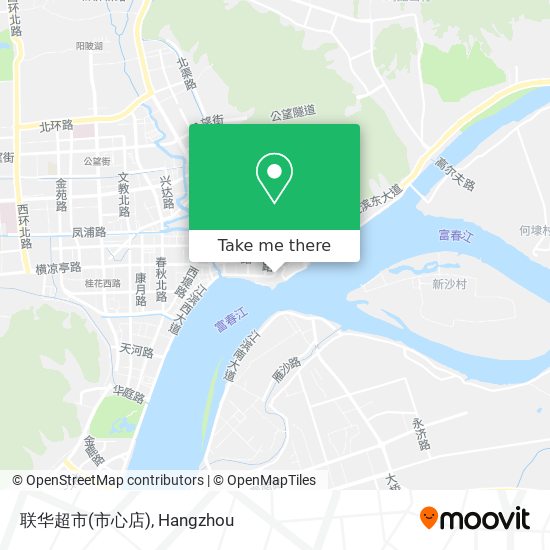 联华超市(市心店) map