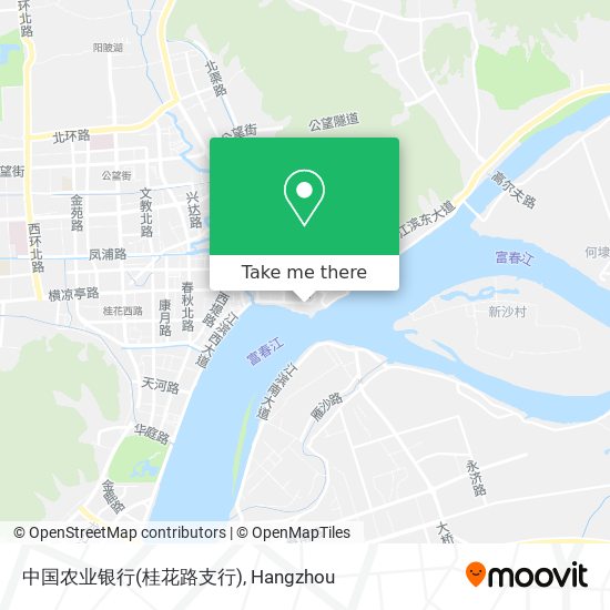 中国农业银行(桂花路支行) map