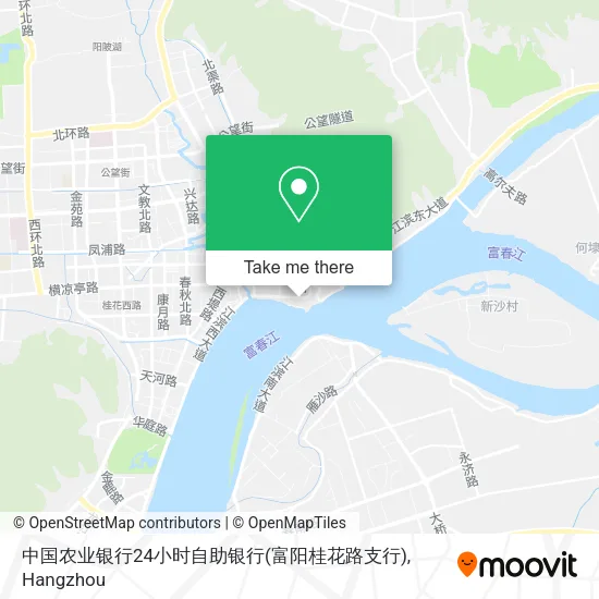 中国农业银行24小时自助银行(富阳桂花路支行) map