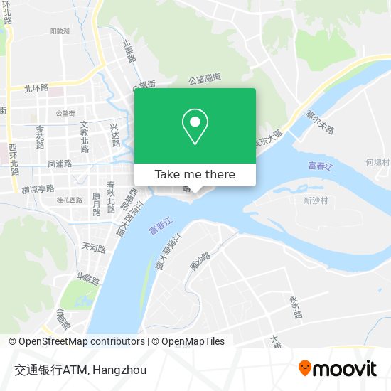 交通银行ATM map