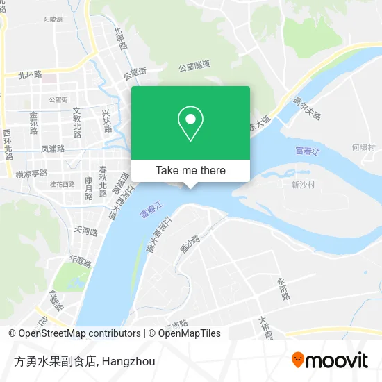 方勇水果副食店 map
