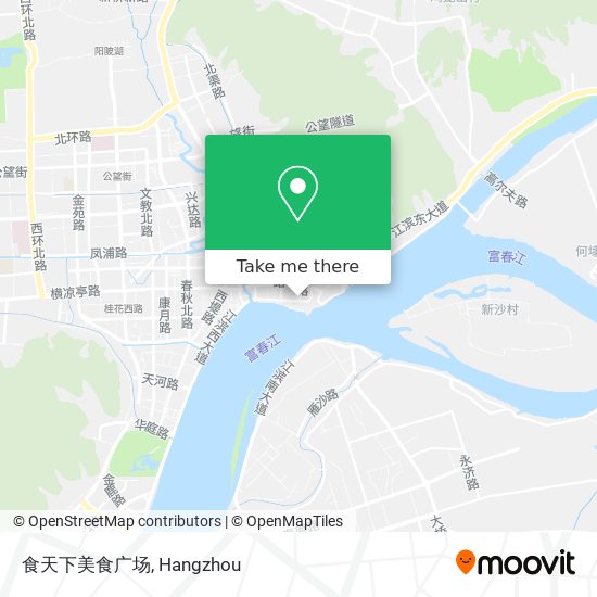 食天下美食广场 map