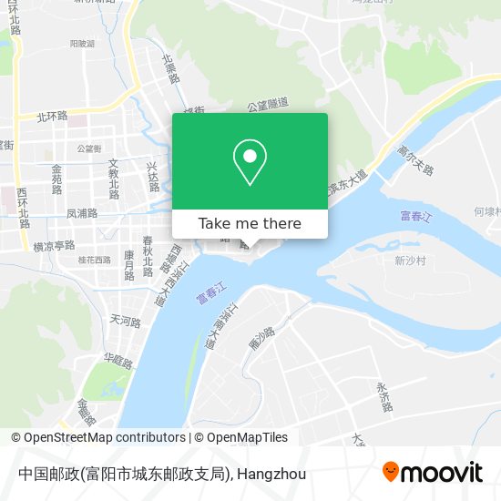 中国邮政(富阳市城东邮政支局) map