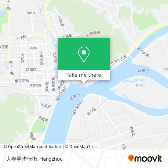 大寺弄步行街 map