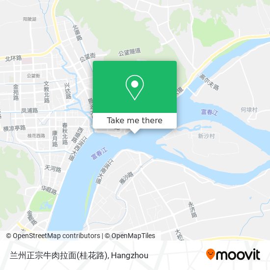 兰州正宗牛肉拉面(桂花路) map