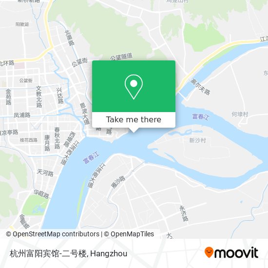杭州富阳宾馆-二号楼 map