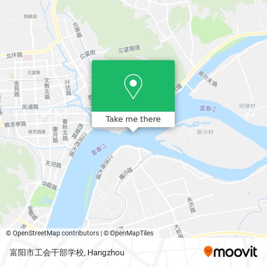 富阳市工会干部学校 map