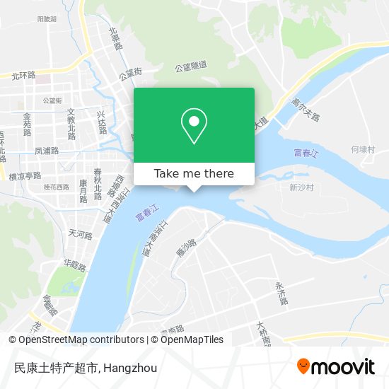 民康土特产超市 map