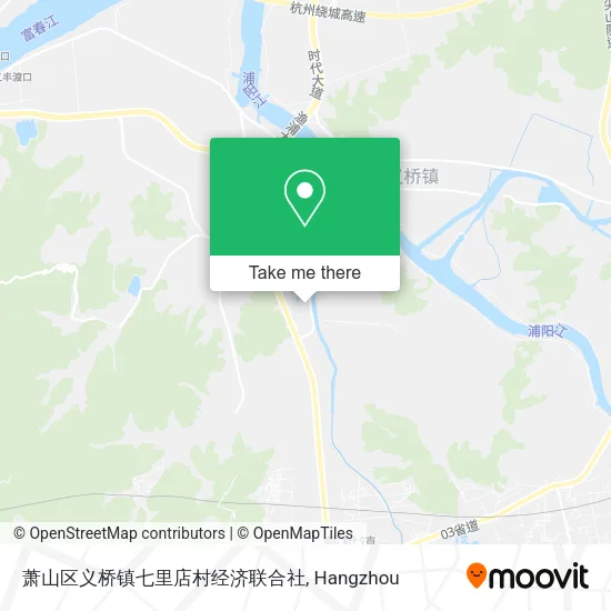 萧山区义桥镇七里店村经济联合社 map