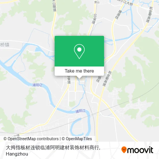 大拇指板材连锁临浦阿明建材装饰材料商行 map