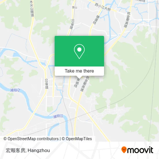 宏顺客房 map