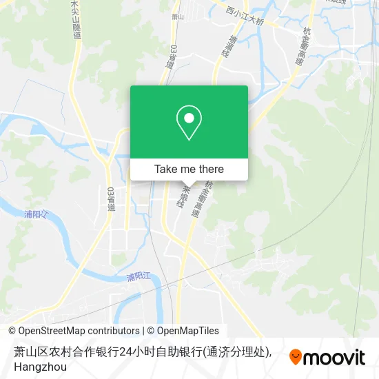 萧山区农村合作银行24小时自助银行(通济分理处) map