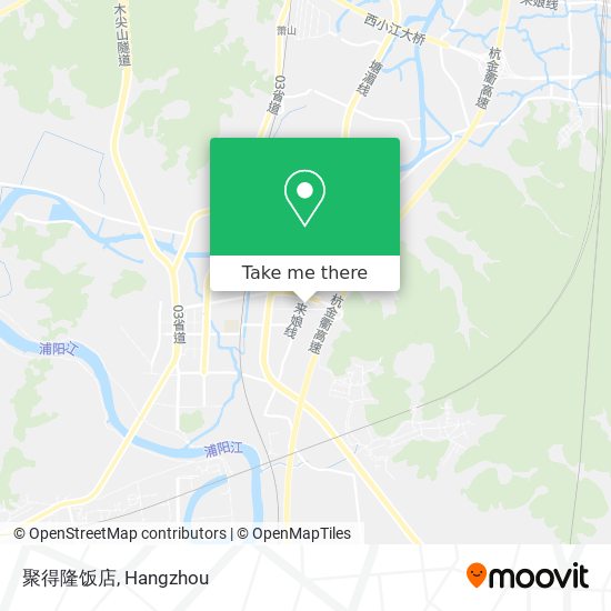 聚得隆饭店 map