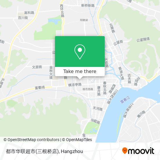 都市华联超市(三根桥店) map