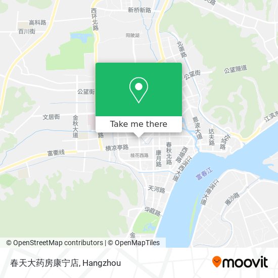 春天大药房康宁店 map