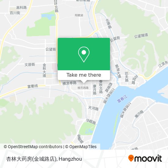 杏林大药房(金城路店) map