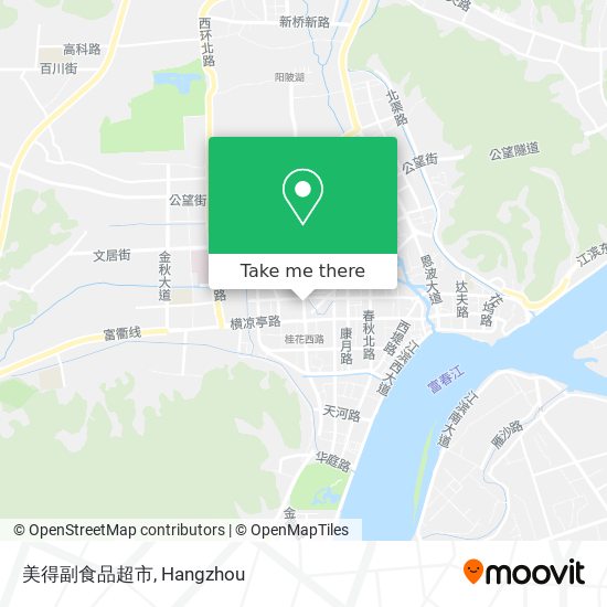 美得副食品超市 map