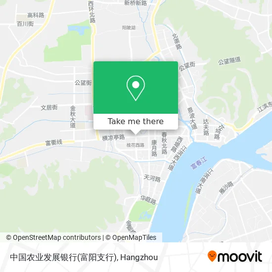 中国农业发展银行(富阳支行) map