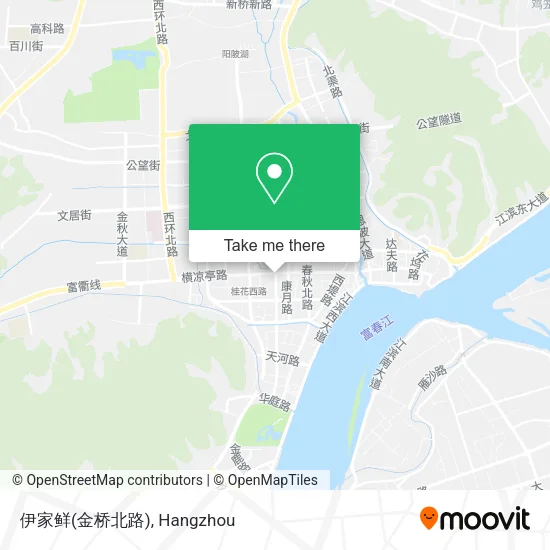 伊家鲜(金桥北路) map