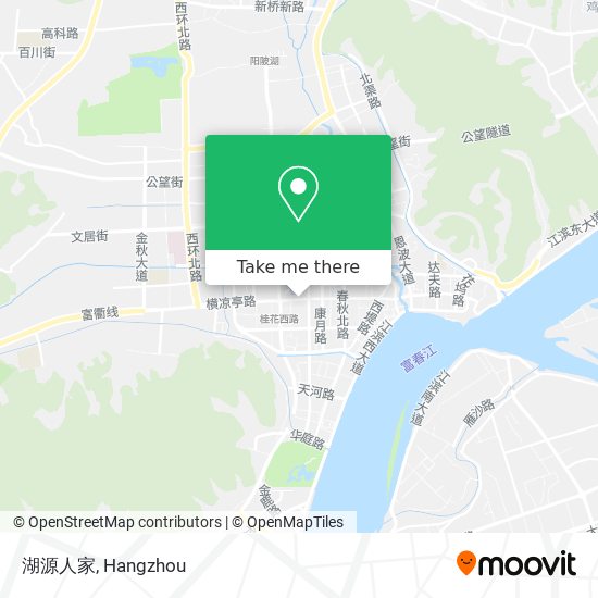湖源人家 map