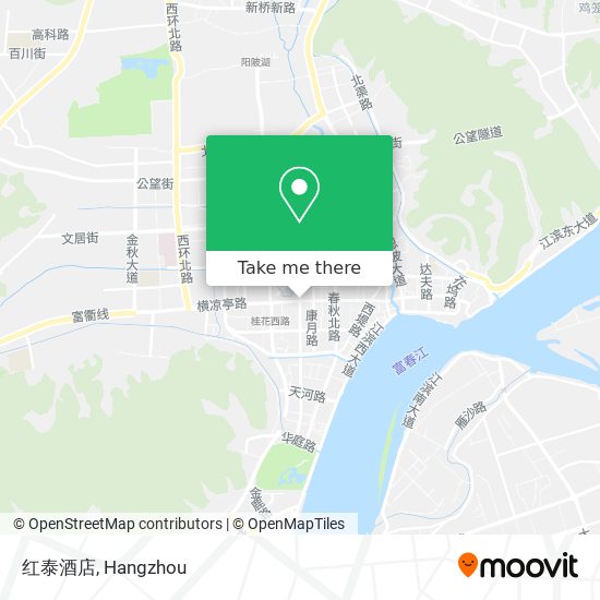 红泰酒店 map