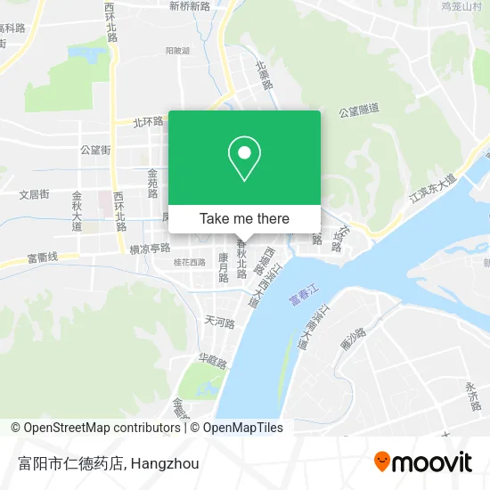富阳市仁德药店 map