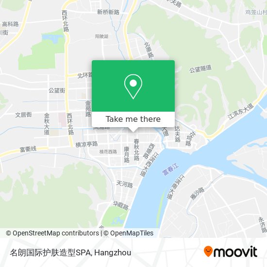 名朗国际护肤造型SPA map