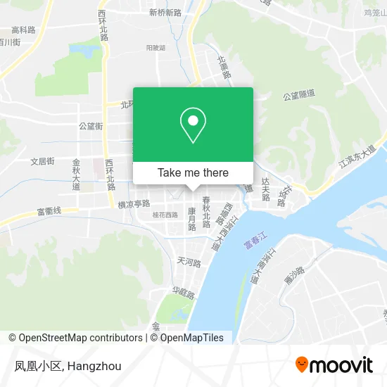 凤凰小区 map