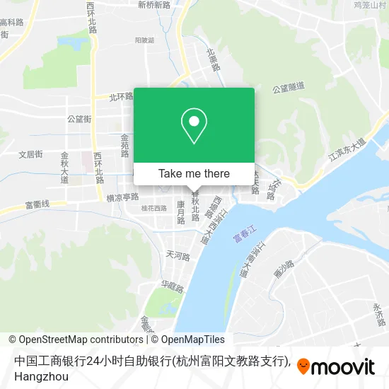 中国工商银行24小时自助银行(杭州富阳文教路支行) map