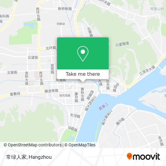 常绿人家 map