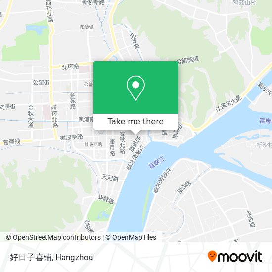 好日子喜铺 map