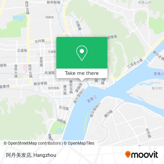阿丹美发店 map