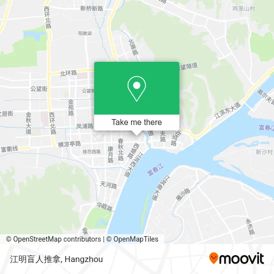 江明盲人推拿 map