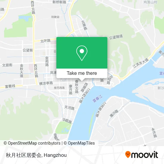 秋月社区居委会 map