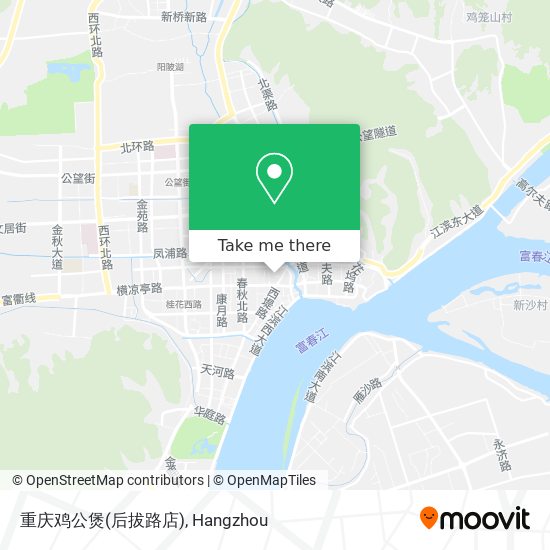 重庆鸡公煲(后拔路店) map