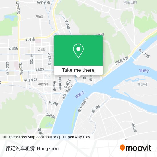 颜记汽车租赁 map